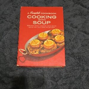 Vintage Cookbook: Cooking with Soup - Red Cover